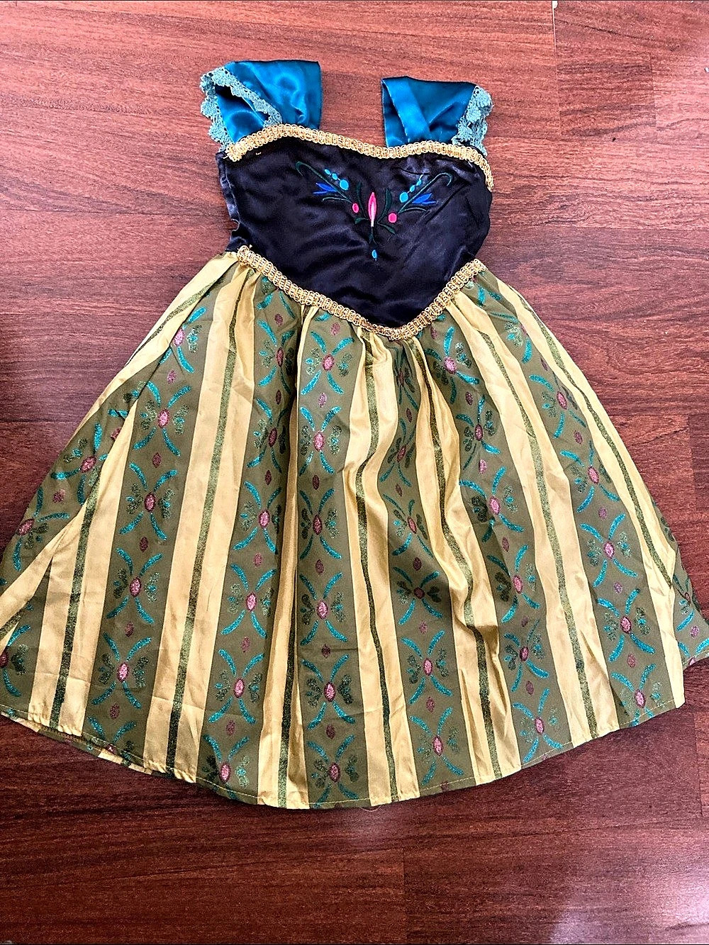Frozen Anna Girls Dress Sz 5-6